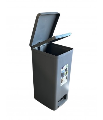 140-58 ΚΑΔΟΣ ΠΛΑΣΤΙΚΟΣ ECOBIN ΜΕ ΠΕΝΤΑΛ SOFT CLOSE ΑΝΘΡΑΚΙ w32xd40xh65cm 60LT VIOMES