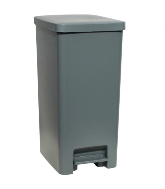 140-58 ΚΑΔΟΣ ΠΛΑΣΤΙΚΟΣ ECOBIN ΜΕ ΠΕΝΤΑΛ SOFT CLOSE ΑΝΘΡΑΚΙ w32xd40xh65cm 60LT VIOMES