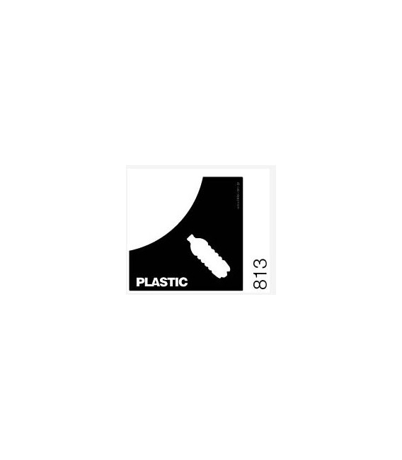 951-813 PREMIUM TOP BLACK LABEL RECYCLING PLASTIC 13x13cm VIOMES