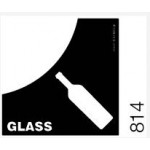 951-814 PREMIUM TOP BLACK LABEL RECYCLING GLASS 13x13cm VIOMES