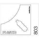 951-803 PREMIUM TOP WHITE LABEL RECYCLING PLASTIC 13x13cm VIOMES