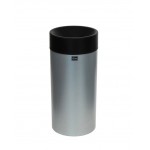 328.7-200 ΚΑΔΟΣ ΠΛΑΣΤΙΚΟΣ DECO OPEN TOP LABEL INOX ΑΝΟΙΚΤΟ ΚΑΠΑΚΙ Ø30xh50cm 28LT ΒΙΟΜΕΣ