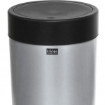 330.7-200 ΚΑΔΟΣ ΠΛΑΣΤΙΚΟΣ DECO SWING INOX ΠΑΛΛΟΜΕΝΟ ΚΑΠΑΚΙ Ø30xh65cm 36LT VIOMES