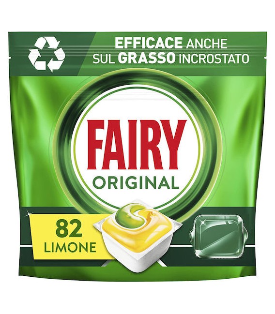 FAIRY ALL IN ONE 82 ΤΑΜΠΛΕΤΕΣ LEMON 1108gr