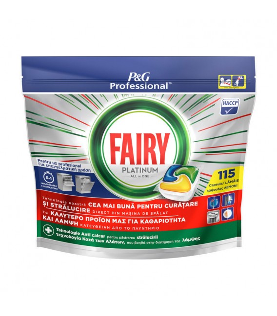 FAIRY ALL IN ONE PLATINUM LEMON 115 ΤΑΜΠΛΕΤΕΣ 1714gr