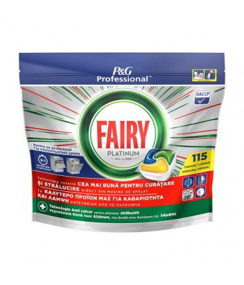 FAIRY ALL IN ONE PLATINUM LEMON 115 ΤΑΜΠΛΕΤΕΣ 1714gr