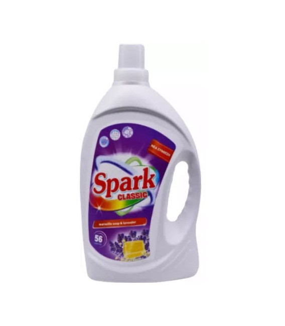 ΥΓΡΟ ΠΛΥΝΤΗΡΙΟΥ CLASSIC ΥΓΡΟ ΜΩΒ MARSEILLE SOAP LEVANDER 2,8LT SPARK
