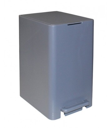 186-58 ΚΑΔΟΣ ΜΕ ΠΕΝΤΑΛ SOFT CLOSE ΠΛΑΣΤΙΚΟΣ ΓΚΡΙ 10LT VIOMES