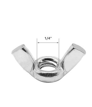 56009111 SQUEEGEE NUT WING S.S. 1/4-20 BR600/800S NILFISK
