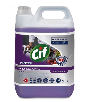 CIF PROFESSIONAL SAFEGUARD 2in1 ΚΑΘΑΡΙΣΤΙΚΟ ΑΠΟΛΥΜΑΝΤΙΚΟ 5LT