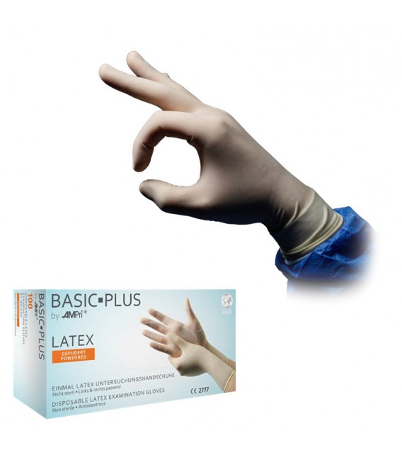 XL 01012 ΓΑΝΤΙΑ LATEX BASIC PLUS POWDER 90 ΤΜΧ AMPri