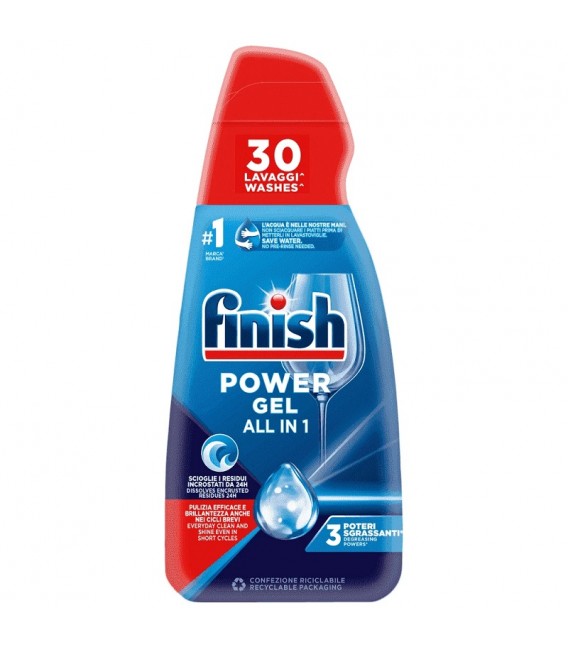 FINISH ΥΓΡΟ ΠΛΥΝΤΗΡΙΟΥ ΠΙΑΤΩΝ POWER GEL ALL IN 1 REGULAR 600ml