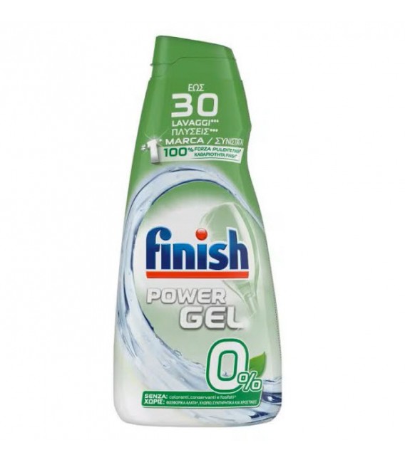 FINISH ΥΓΡΟ ΠΛΥΝΤΗΡΙΟΥ ΠΙΑΤΩΝ POWER GEL ALL IN 1 0% 600ml
