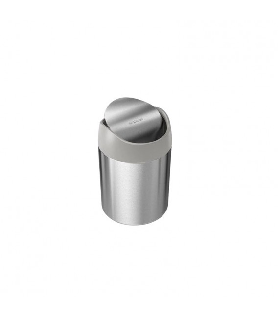 CW1637CB ΚΑΔΟΣ INOX ΜΕ ΜΑΥΡΟ SIMPLEHUMAN 1.5 LT