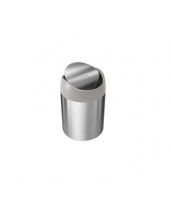 CW1637CB ΚΑΔΟΣ INOX ΜΕ ΜΑΥΡΟ SIMPLEHUMAN 1.5 LT