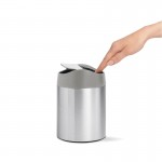 CW1637CB ΚΑΔΟΣ INOX ΜΕ ΜΑΥΡΟ SIMPLEHUMAN 1.5 LT