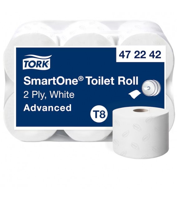 472242 ΧΑΡΤΙ ΥΓΕΙΑΣ SMART ONE CENTERFEED 6Ρx207m 1150φ TORK