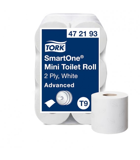472193 ΧΑΡΤΙ ΥΓΕΙΑΣ SMART ONE CENTERFEED MINI 12Ρx111m 620φ TORK