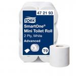 472193 ΧΑΡΤΙ ΥΓΕΙΑΣ SMART ONE CENTERFEED MINI 12Ρx111m 620φ TORK