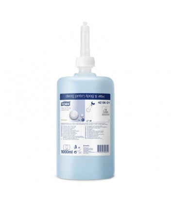 420601 LIQUID SOAP HAIR & BODY ΥΓΡΟ ΚΡΕΜΟΣΑΠΟΥΝΟ 1LT TORK