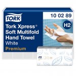100289 ΧΕΙΡΟΠΕΤΣΕΤΑ Z-FOLD XPRESS SOFT PREMIUM WHITE  H2 21x150 2P TORK