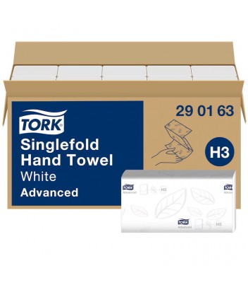 290163 ΧΕΙΡΟΠΕΤΣΕΤΑ V-FOLD XPRESS SOFT ADVANCED WHITE H3 15x250 2P TORK