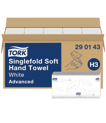 290143 ΧΕΙΡΟΠΕΤΣΕΤΑ V-FOLD XPRESS SOFT ADVANCED WHITE H3 15x250 2P TORK