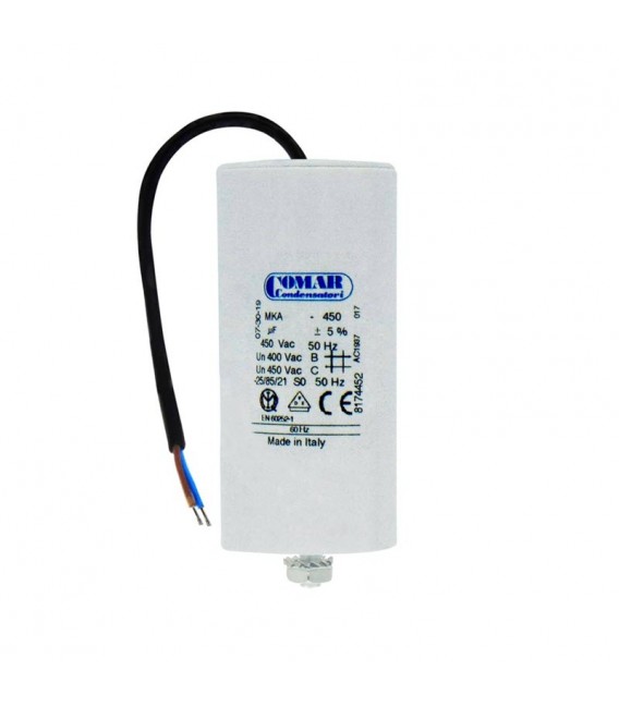 ΠΥΚΝΩΤΗΣ ΜΕ ΚΑΛΩΔΙΟ 450V 50MF MKA 450 COMAR ΠΥΚΝΩΤΗΣ ΜΕ ΚΑΛΩΔΙΟ 450V 50MF MKA 450 COMAR