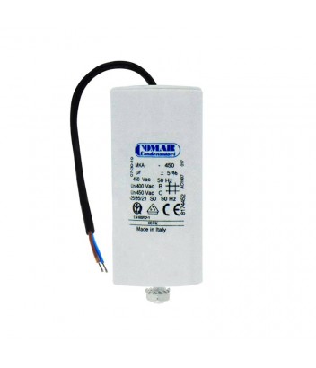 ΠΥΚΝΩΤΗΣ ΜΕ ΚΑΛΩΔΙΟ 450V 50MF MKA 450 COMAR ΠΥΚΝΩΤΗΣ ΜΕ ΚΑΛΩΔΙΟ 450V 50MF MKA 450 COMAR