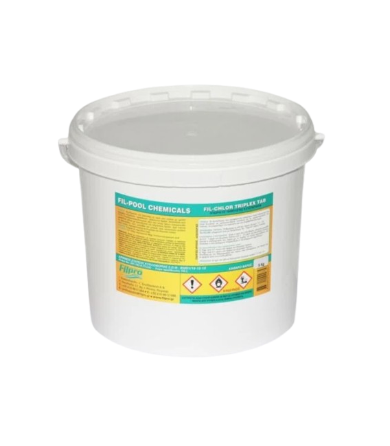 FIL-POOL CHEMICALS ΤΑΜΠΛΕΤΕΣ ΧΛΩΡΙΟΥ 3 ΣΥΣΤΑΤΙΚΩΝ 10KG FILPRO