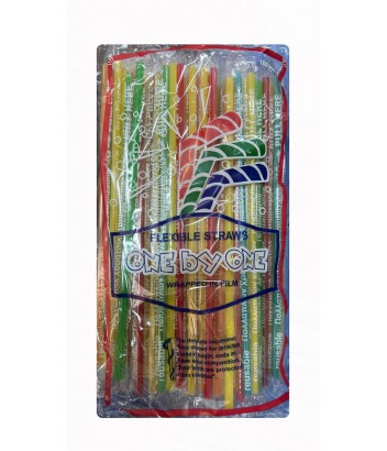 ΚΑΛΑΜΑΚΙΑ ΠΛΑΣΤΙΚΑ ΕΠΑΝΑΧΡΗΣΙΜΟΠΟΙΟΥΜΕΝΑ FRAPE ΣΠΑΣΤΟ 1/1 5mm 24cm 100ΤΜΧ