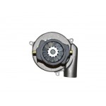 6110930215 ΜΟΤΕΡ ΥΓΡΩΝ ΣΚΟΝΗΣ ΤΡΙΩΝ ΣΤΑΔΙΩΝ ΜΕ ΧΩΝΙ Ø48mm Ø144mm - L208mm 220V 1200W AMETEK