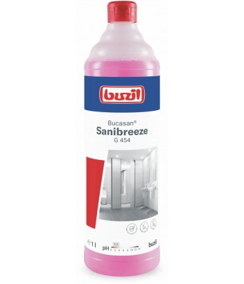 G 454 BUCASAN SANIBREEZE ΚΑΘΑΡΙΣΤΙΚΟ ΣΥΝΤΗΡΗΣΗΣ ΥΓΙΕΙΝΗΣ ΜΕ ΛΕΜΟΝΙ ΜΕ ΑΝΑΣΤΟΛΕΑ ΟΣΜΩΝ 1LΤ BUZIL