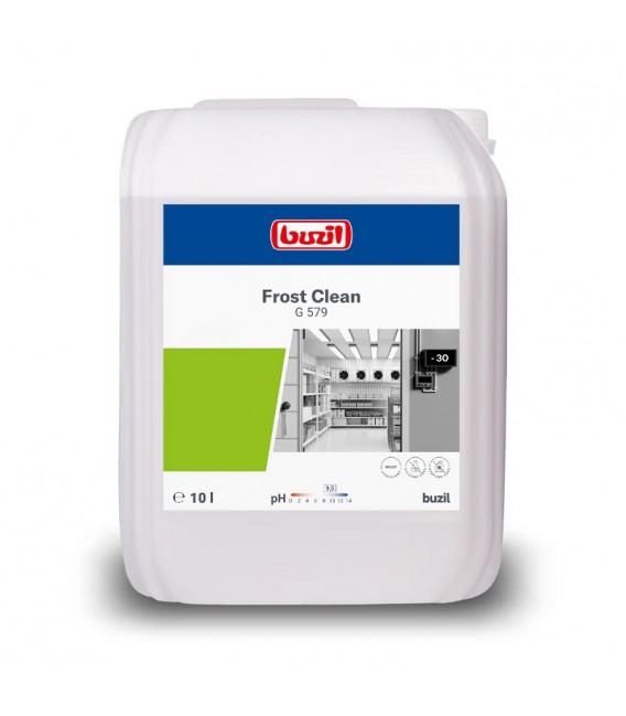G 579 BUZ FROST CLEAN READY FOR USE ΚΑΘΑΡΙΣΤΙΚΟ ΕΠΙΦΑΝΕΙΩΝ ΚΑΤΑΨΥΞΗΣ 10LΤ BUZIL