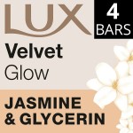 LUX ΣΑΠΟΥΝΙ ΠΛΑΚΑ VELVET GLOW JASMINE & GLYCERIN 4 TMX 90gr