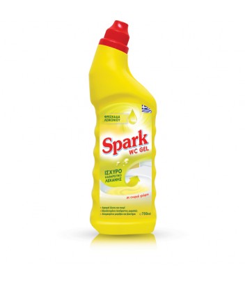SPARK WC ΥΓΡΟ ΤΟΥΑΛΕΤΑΣ ΚΙΤΡΙΝΟ GEL ΕΝΕΡΓΟ ΧΛΩΡΙΟ 750ml