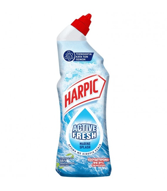 HARPIC WC GEL ACTIVE FRESH MARINE SPLASH 750ml