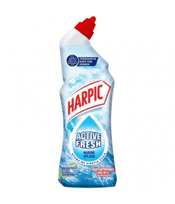 HARPIC WC GEL ACTIVE FRESH MARINE SPLASH 750ml
