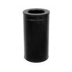 5432B ΚΑΔΟΣ ΑΠΟΡΡΙΜΑΤΩΝ ΑΝΟΙΧΤΟΣ 62cmx31cm ΜΑΥΡΟΣ 45LT SILVER