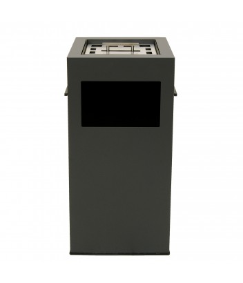 ΚΑΔΟΣ ΤΕΤΡΑΓΩΝΟΣ ΜΕ ΤΑΣΑΚΙ ΑΝΘΡΑΚΙ ΜΑΤ 40x40x90cm 90 LT PAM