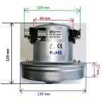 ΜΟΤΕΡ ΣΚΟΥΠΑΣ ΣΚΟΝΗΣ SKL 1200W Φ130  Υ124 2000W