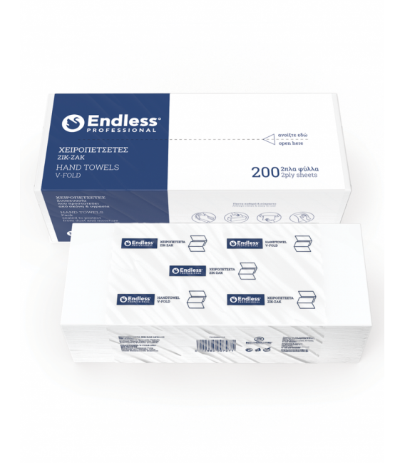 ΧΕΙΡΟΠΕΤΣΕΤΑ ΖΙΚ -ΖΑΚ 2PLY 20X200Φ ENDLESS