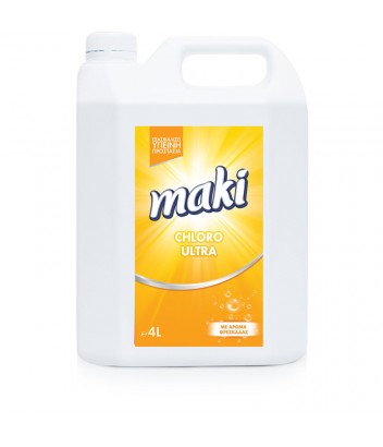 ΧΛΩΡΙΝΗ ΠΑΧΥΡΕΥΣΤΗ ULTRA ΛΕΜΟΝΙ 4LT MAKI