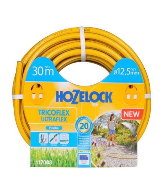 117008 ULTRAFLEX 30m 1/2'' ΛΑΣΤΙΧΟ ΚΙΤΡΙΝΟ HOZELOCK