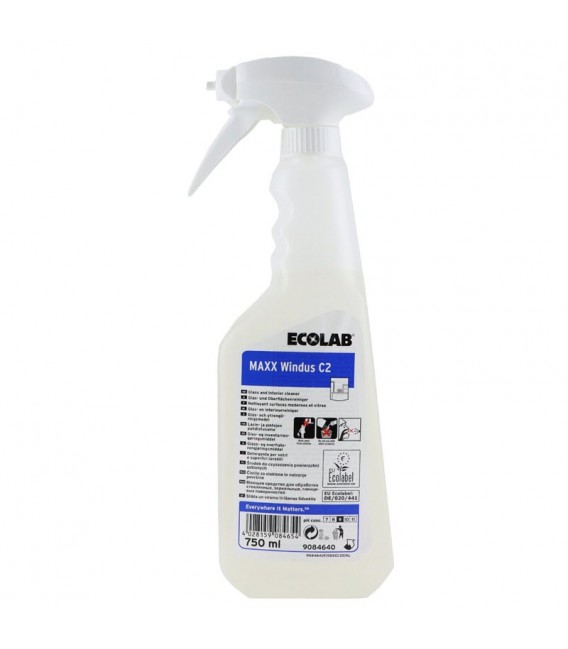 MAXX WINDUS C2 ΚΑΘΑΡΙΣΤΙΚΟ ΤΖΑΜΙΩΝ ΚΑΙ ΕΠΙΦΑΝΕΙΩΝ 750ml ECOLAB