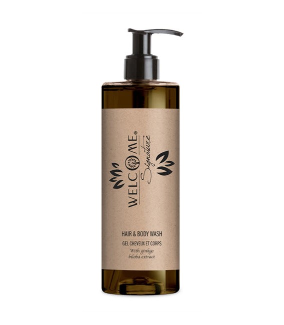 12268 HAIR & BODY WASH WITH GINKGO BILODA EXTRACT WELCOME SIGNATURE 18ΤΜΧ 380ml
