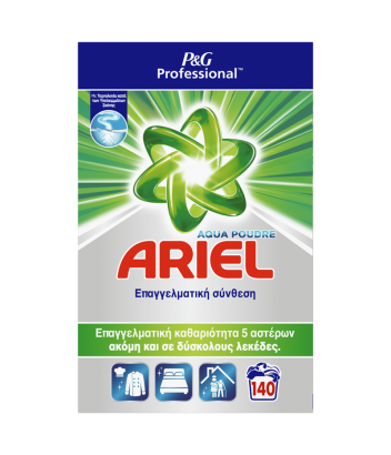 ARIEL ΣΚΟΝΗ ΠΛΥΝΤΗΡΙΟΥ ΡΟΥΧΩΝ AQUA POUDRE ΚΟΥΤΙ 140Μ 9,1KG