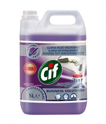 CIF PROFESSIONAL SAFEGUARD 2 in 1 ΚΑΘΑΡΙΣΤΙΚΟ ΑΠΟΛΥΜΑΝΤΙΚΟ 5LT