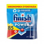 FINISH POWERBALL 85 ΤΑΜΠΛΕΤΕΣ ΠΛΥΝΤΗΡΙΟΥ ΠΙΑΤΩΝ ALL IN ONE ΛΕΜΟΝΙ