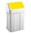 5063 ΚΑΔΟΣ ΑΠΟΡΡΙΜΑΤΩΝ ΠΛΑΣΤΙΚΟΣ ΛΕΥΚΟΣ ΜΕ ΠΑΛΛΟΜΕΝΟ ΚΑΠΑΚΙ ΚΙΤΡΙΝΟ 50LT TTS